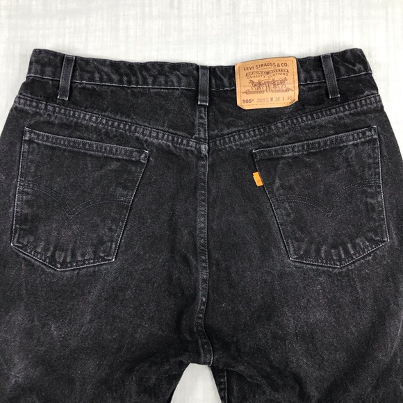 Levi's Other - Vintage 90s Levis Mens 38x30 505 Black Jeans